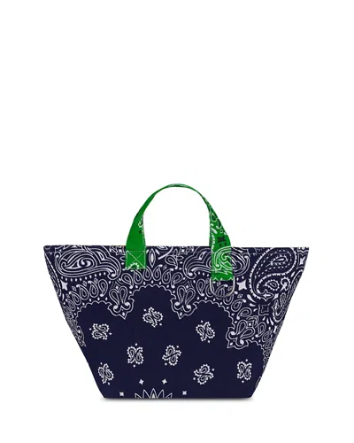 Call It By Your Name Mini Cotton Tote In Black