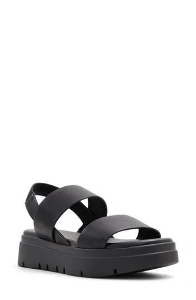Call It Spring Adia Platform Slingback Sandal In Black