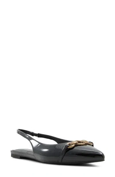 Call It Spring By Aldo Darya Faux Leather Slingback Flat In Animal Print