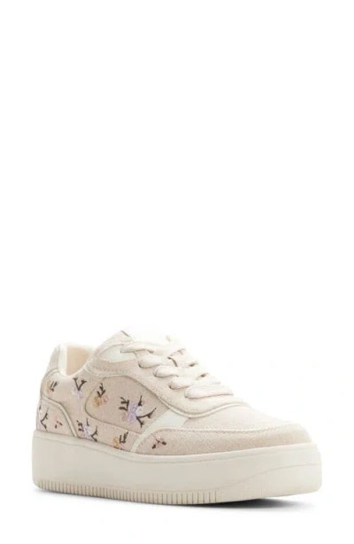 Call It Spring By Aldo Freshy Embroidered Platform Sneaker In Neutral