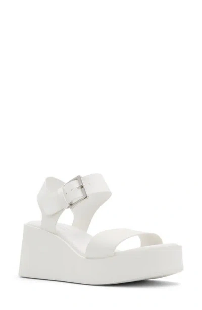 Call It Spring By Aldo Merisa Platform Slide Sandal In White