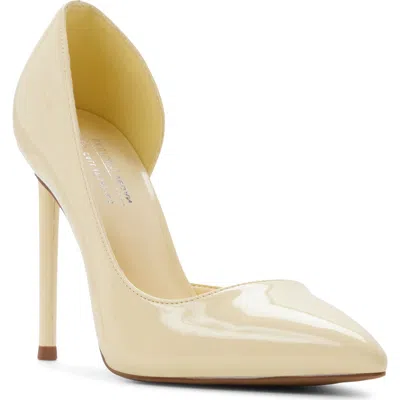 Call It Spring By Aldo Mesmerize Half D'orsay Pump In Yellow