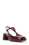 Call It Spring By Aldo Tiiana Slingback T-strap Pump In Burgundy