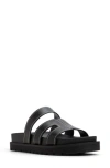 Call It Spring Casablancaa Platform Slide Sandal In Black