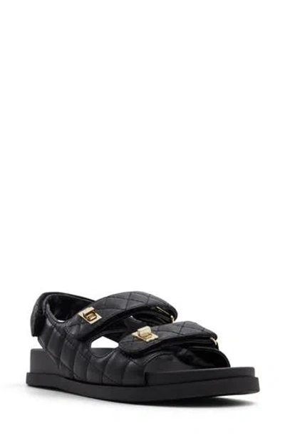 Call It Spring Chantel Triple Strap Sandal In Black