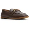 Call It Spring Graceyy Chain Loafer In Dark Brown