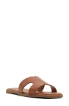 Call It Spring Haylee Slide Sandal In Cognac