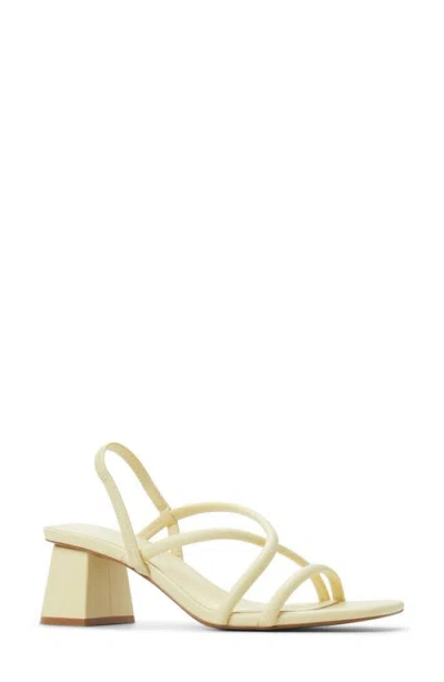 Call It Spring Kiira Slingback Sandal In Light Yellow
