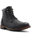 Call It Spring Men's Donovann Synthetic Ankle Boots In Other Black