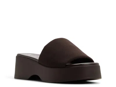 Call It Spring Noemii Platform Sandal In Brown