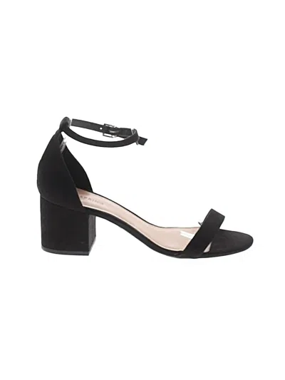 Pre-owned Call It Spring Sandals In Black