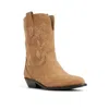 Call It Spring Sareena Boots Dark Beige Mid Calf Bootie Jzz1209 In Neutral