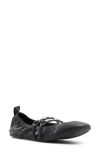 Call It Spring Swan Studded Flat In Black