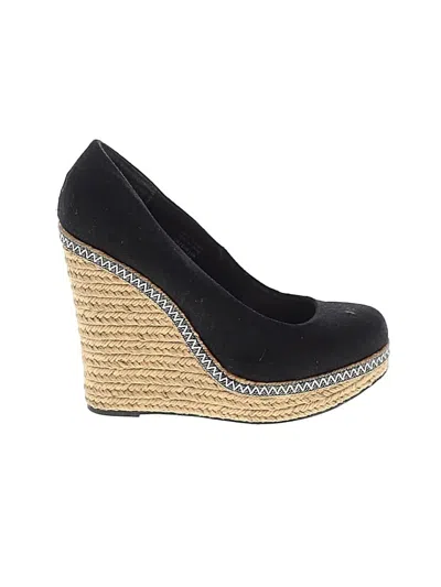 Pre-owned Call It Spring Wedges In Black