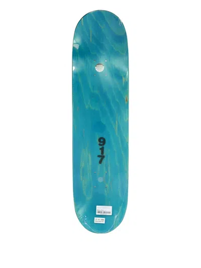 Call Me 917 Butterfly Pixel Skateboard In Blue