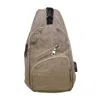 Calla Unisex Nupouch Anti-theft Daypack In Tan In Multi