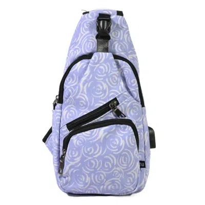 Calla Unisex Nupouch Anti-theft Large Daypack In Lilac Swirl In Multi