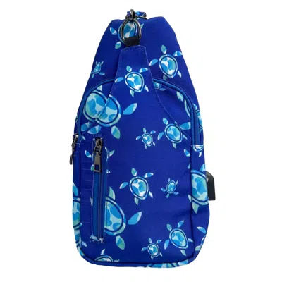 Calla Unisex Sonoma Nupouch Daypack In Sea Turtle In Blue