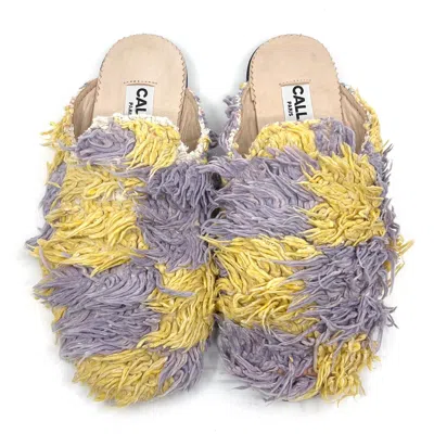 Calla Women's Yellow / Purple Niki Babouches - Anna In Multi