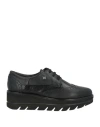 Callaghan Adaptaction Woman Lace-up Shoes Black Size 10 Leather