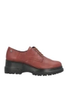 Callaghan Adaptaction Woman Lace-up Shoes Brown Size 10 Leather In Brown