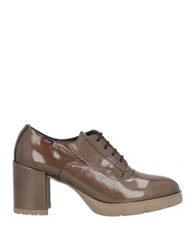 Callaghan Adaptaction Woman Lace-up Shoes Brown Size 6 Leather