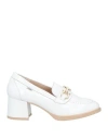 Callaghan Adaptaction Woman Loafers White Size 7 Leather In White