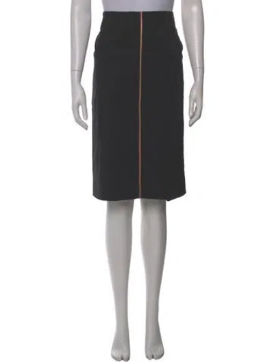 Pre-owned Callaghan Knee-length Skirt In Gray