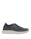 Callaghan Man Sneakers Midnight Blue Size 8 Leather, Textile Fibers