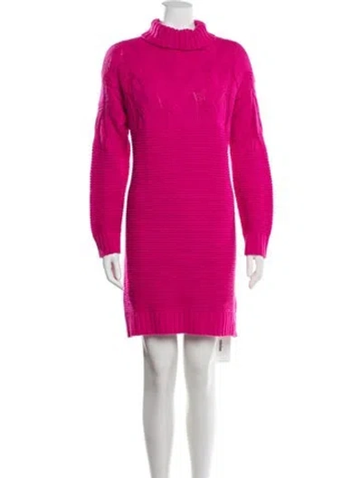 Pre-owned Callaghan Turtleneck Sweater In Pink