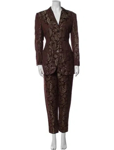 Pre-owned Callaghan Vintage 1988 Pantsuit In Multi