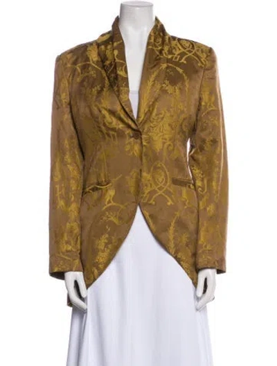 Pre-owned Callaghan Vintage 1989 Blazer In Brown