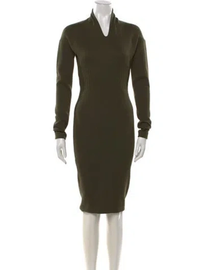 Pre-owned Callaghan Vintage Knee-length Dress In Green
