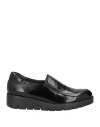 Callaghan Woman Loafers Black Size 11 Leather In Black