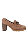 Callaghan Woman Loafers Light Brown Size 11 Leather In Sand