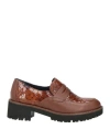 Callaghan Woman Loafers Tan Size 7 Leather In Brown