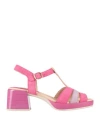 Callaghan Woman Sandals Pink Size 7 Leather