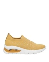Callaghan Woman Sneakers Marigold Size 7 Soft Leather, Textile Fibers In Yellow