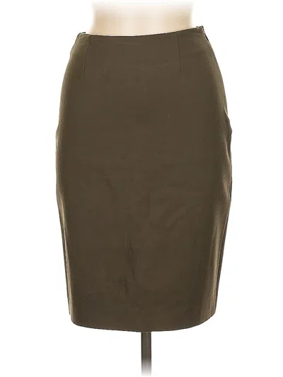 Pre-owned Callaghan Wool Skirt In Brown
