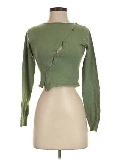 Pre-owned Callahan Cardigan Sweater In Green