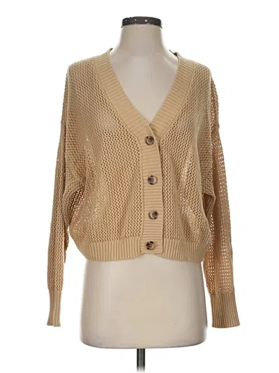 Pre-owned Callahan Cardigan Sweater In Tan