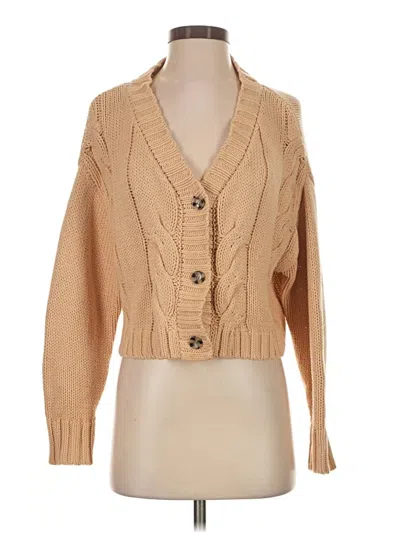 Pre-owned Callahan Cardigan Sweater In Tan
