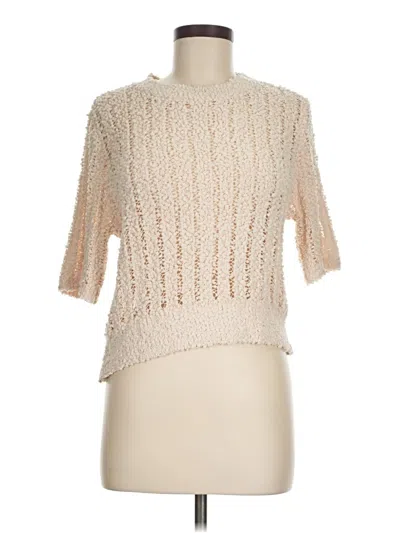 Pre-owned Callahan Cardigan Sweater In White