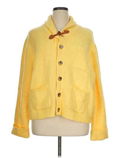 Pre-owned Callahan Cardigan Sweater In Yellow