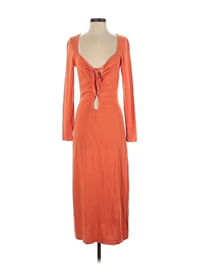 Pre-owned Callahan Casual Dress In Orange