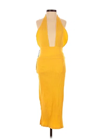 Pre-owned Callahan Cocktail Dress In Yellow
