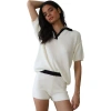 Callahan Doris Oversized Polo In White