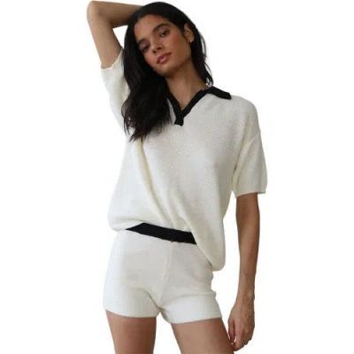 Callahan Doris Oversized Polo In White