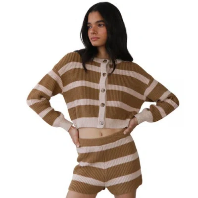 Callahan Fiona Cardigan In Brown