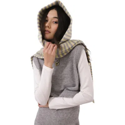 Callahan Hooded Scarf In Multi